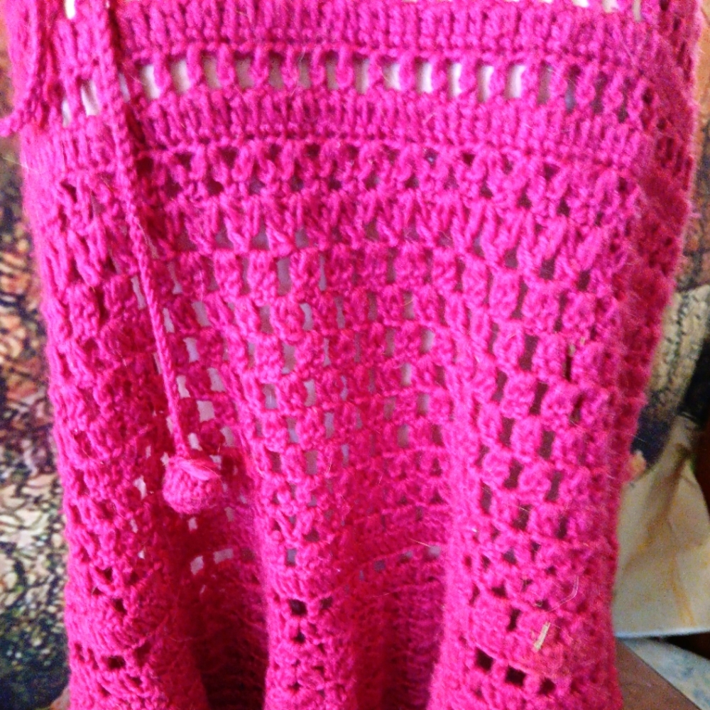 Women's crochet skirt